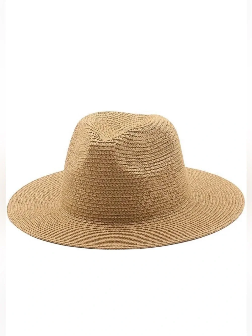 NWT! Beautiful Straw Fedora Style Beach Hat! 👒